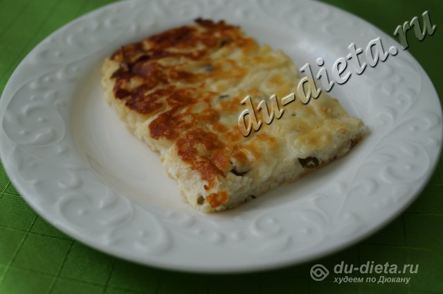 Сырники с зеленым луком и сыром по Дюкану